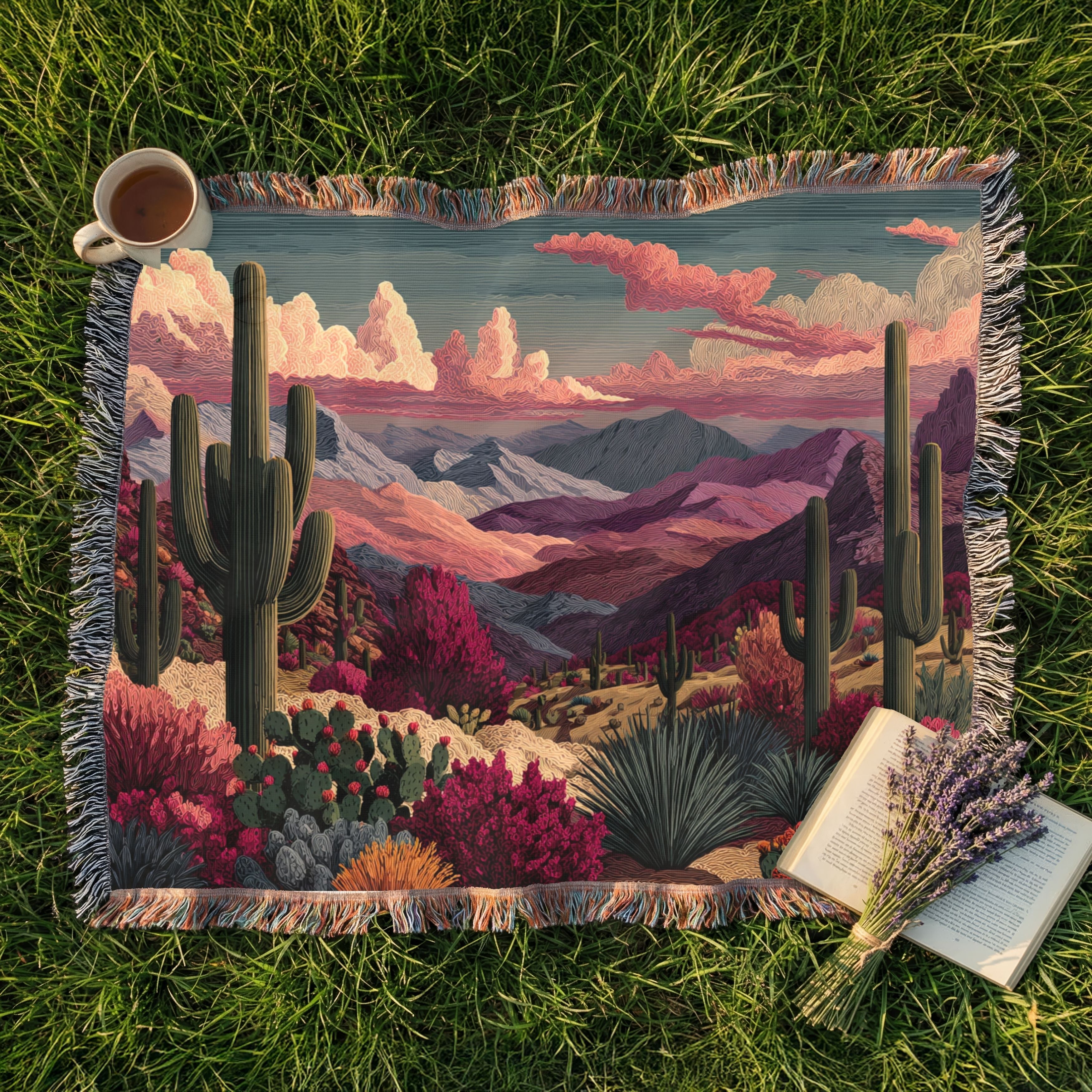 Desert Sunset Landscape