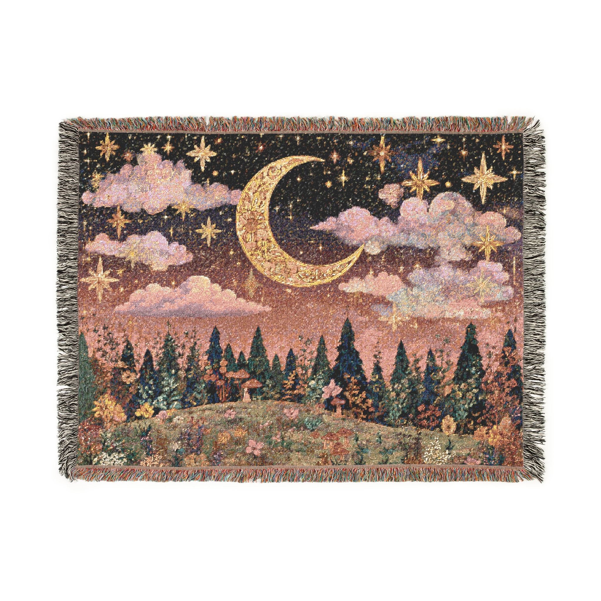 Landscape Crescent Moon Nightscape
