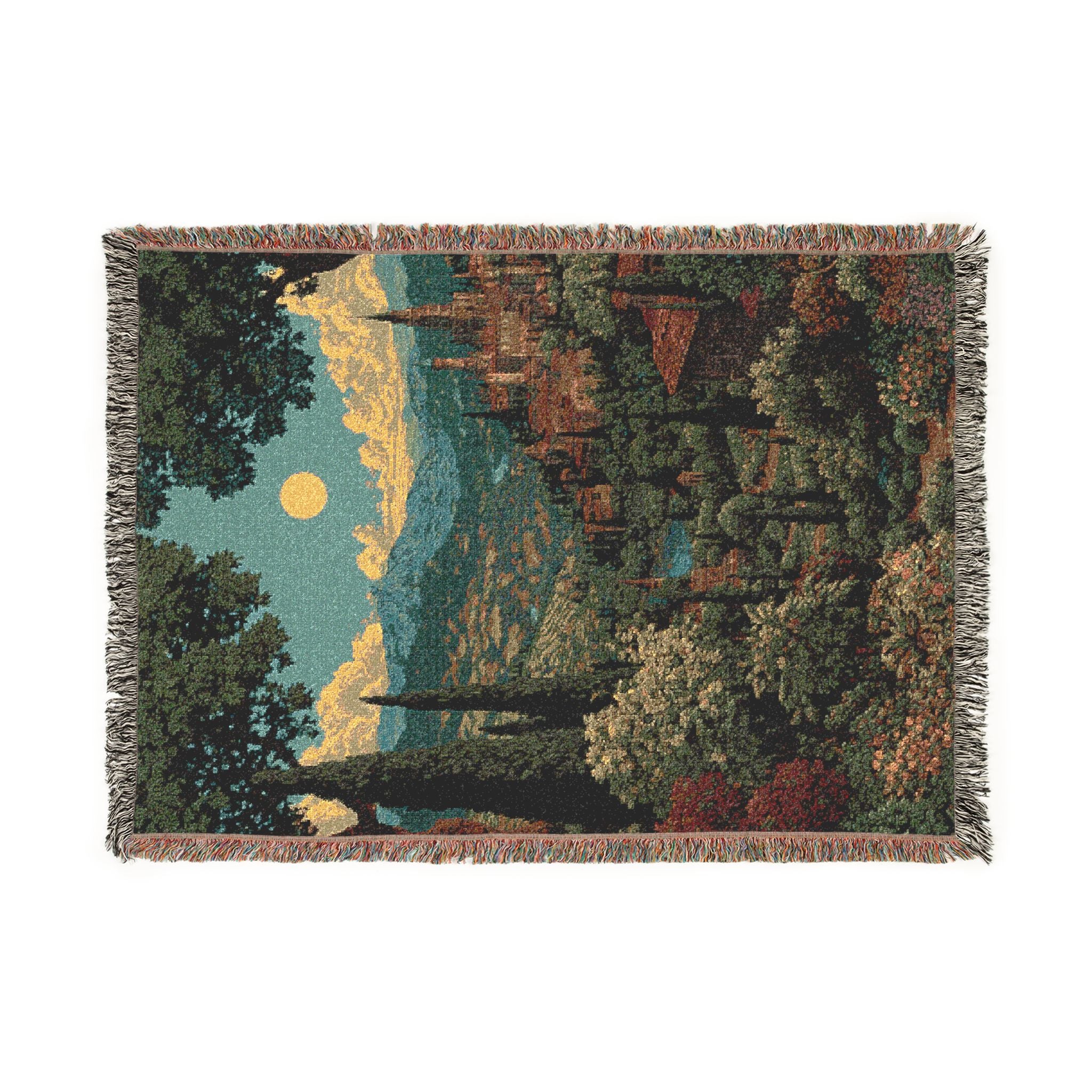 Pixel Sunset Landscape