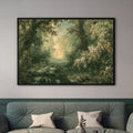 Misty Woodland Landscape