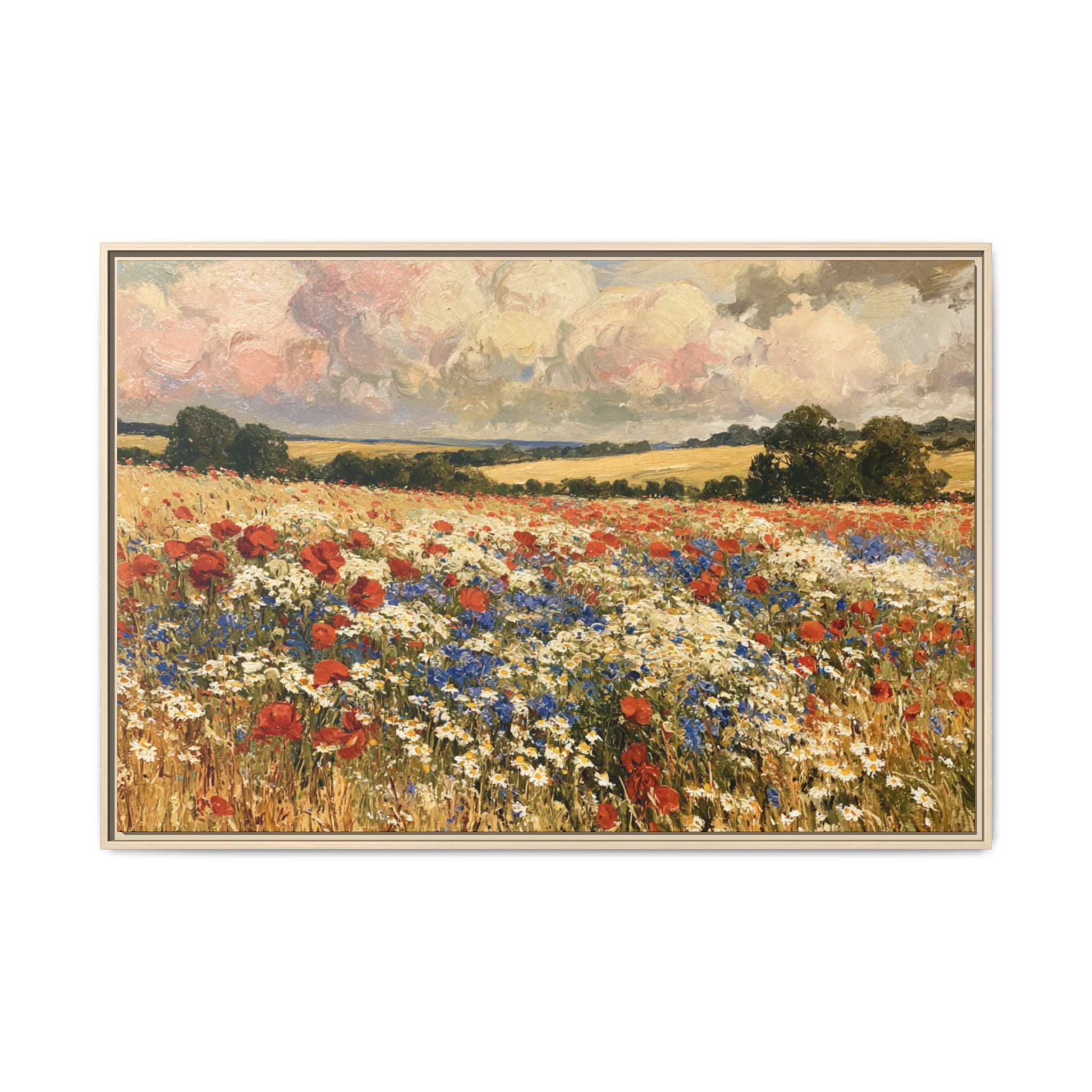Red,White, and Blue Poppies and Daisies