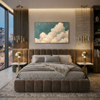 Starry Cloudy Sky Wall Art