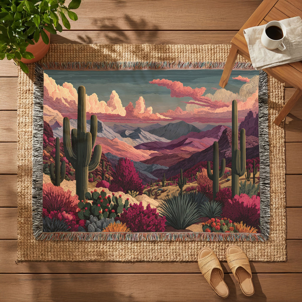 Desert Sunset Landscape