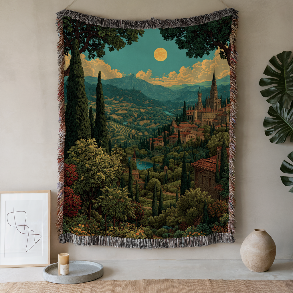Pixel Sunset Landscape