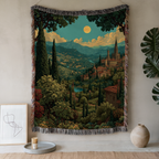 Pixel Sunset Landscape