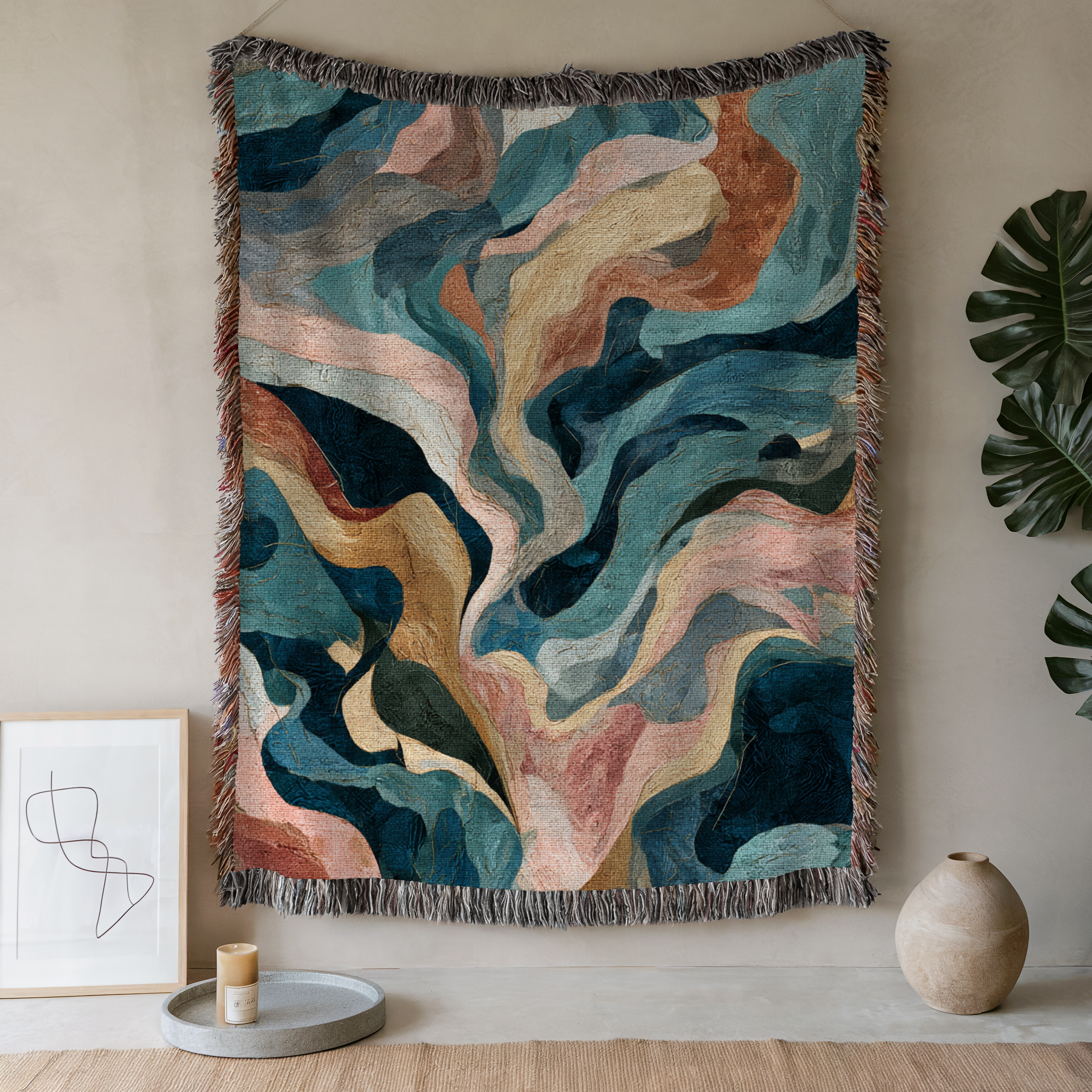 Abstract Marble Swirl