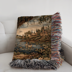 Vintage Medieval Floating Castle
