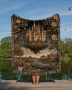 Vintage Medieval Floating Castle