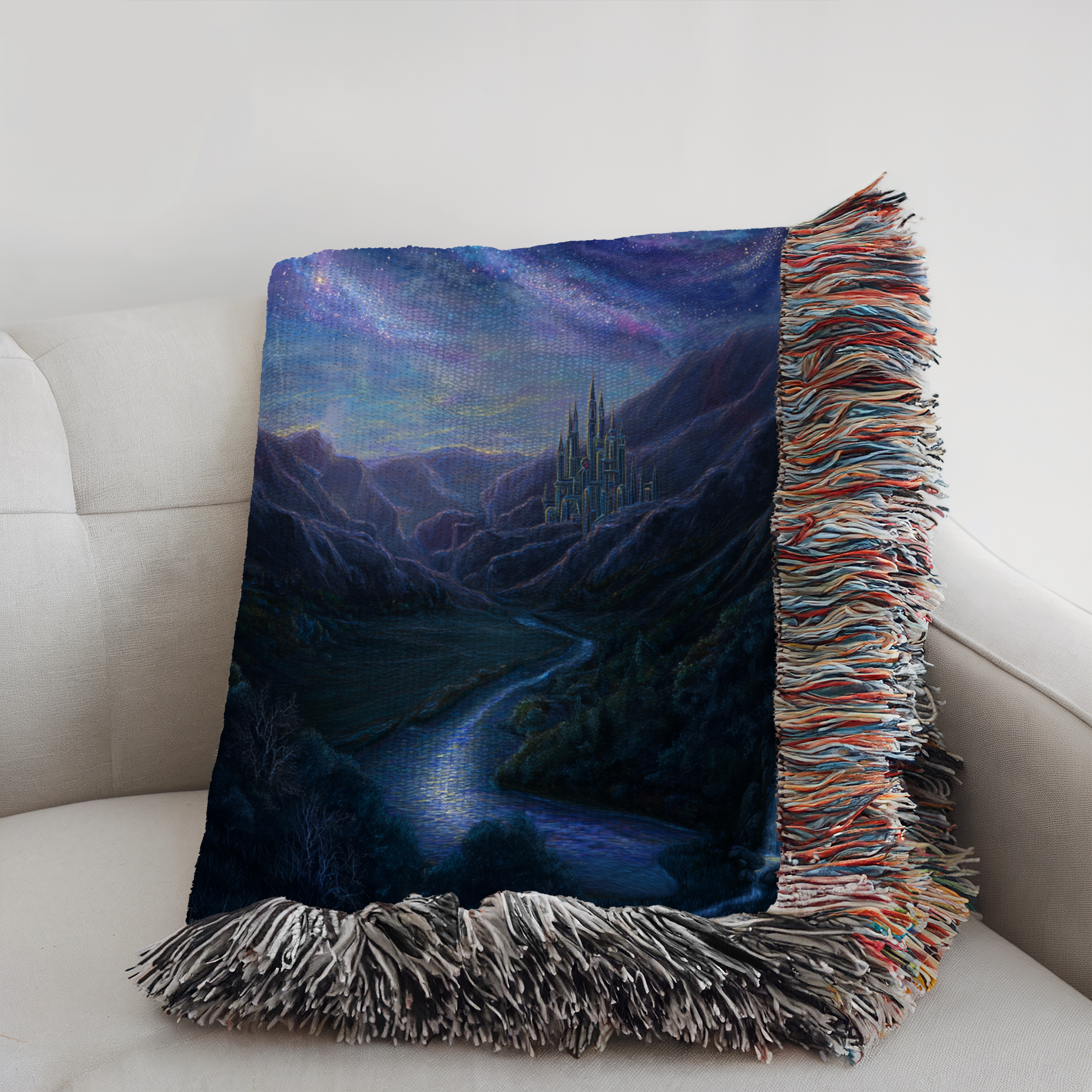 Starry Night Lone Castle