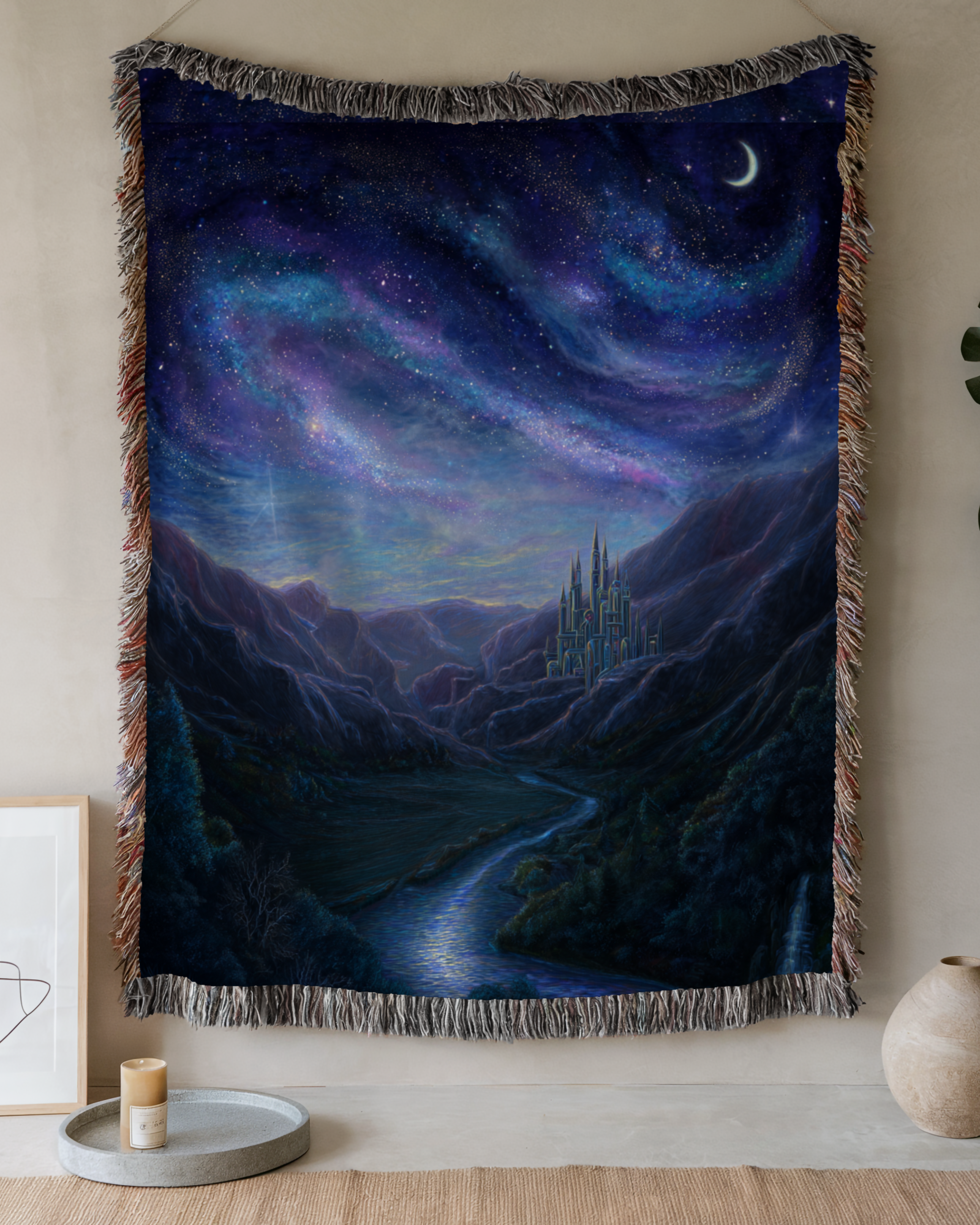 Starry Night Lone Castle