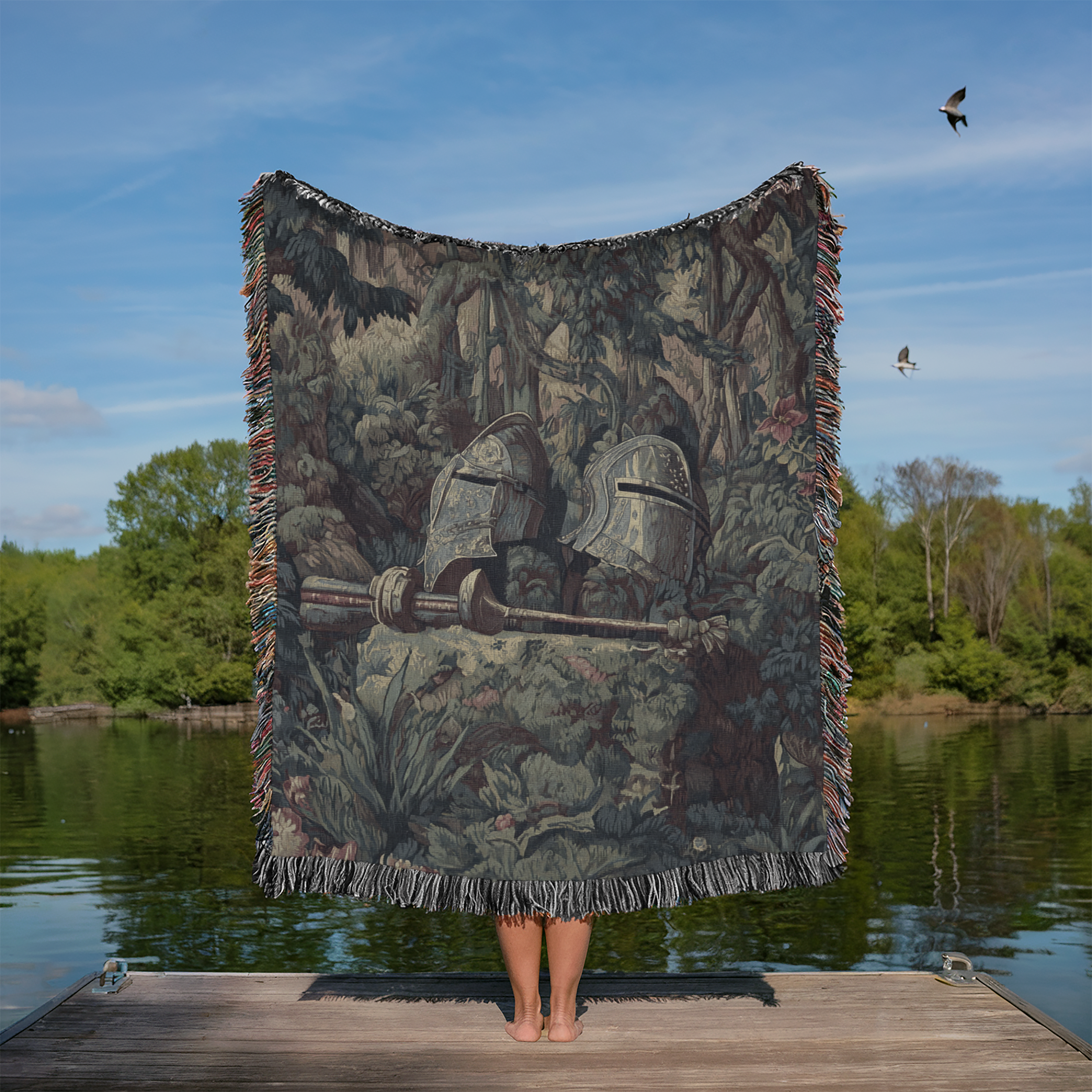 Vintage Floral Tapestry