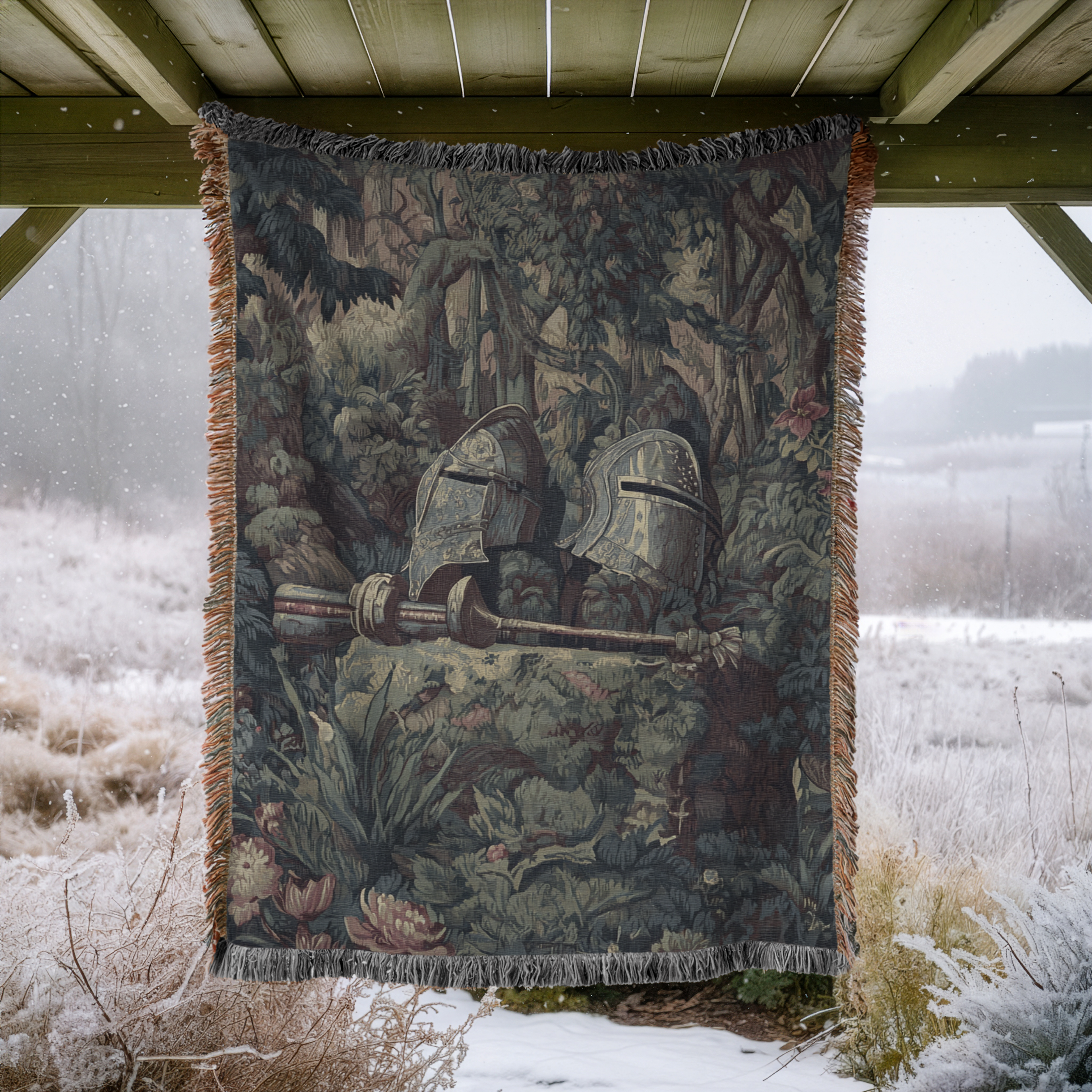 Vintage Floral Tapestry