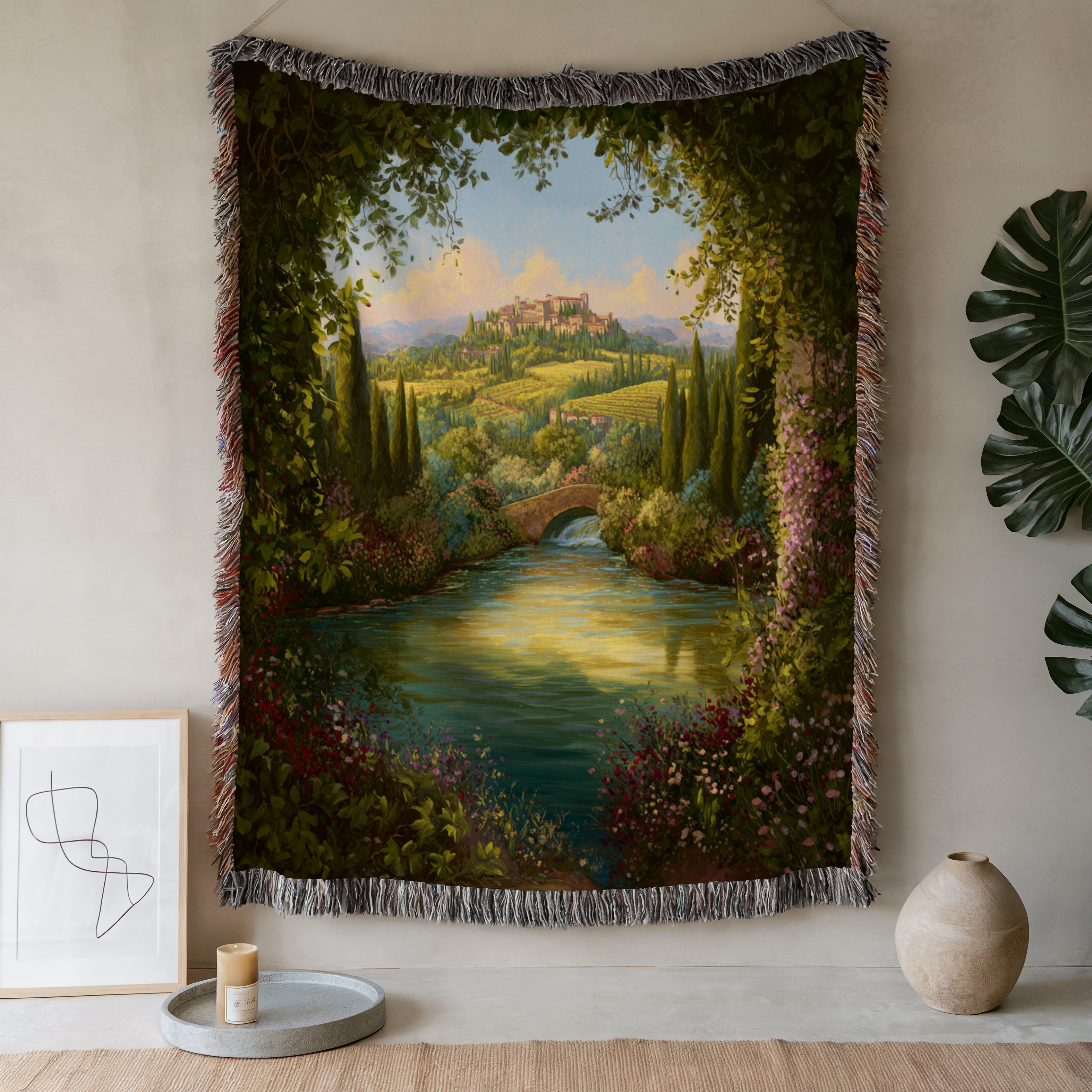 Greenery Landscape Pond Scenery