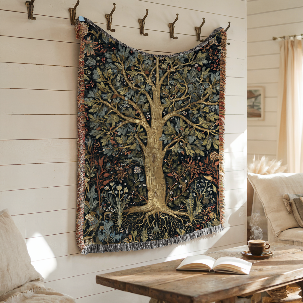 Floral border Tree of Life
