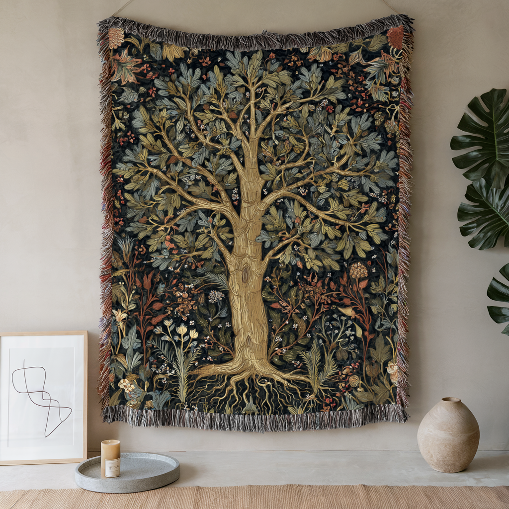 Floral border Tree of Life