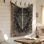 Medieval Sword Heraldic Throw