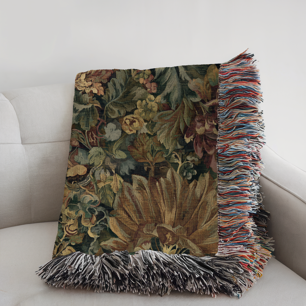 Vintage Floral Tapestry