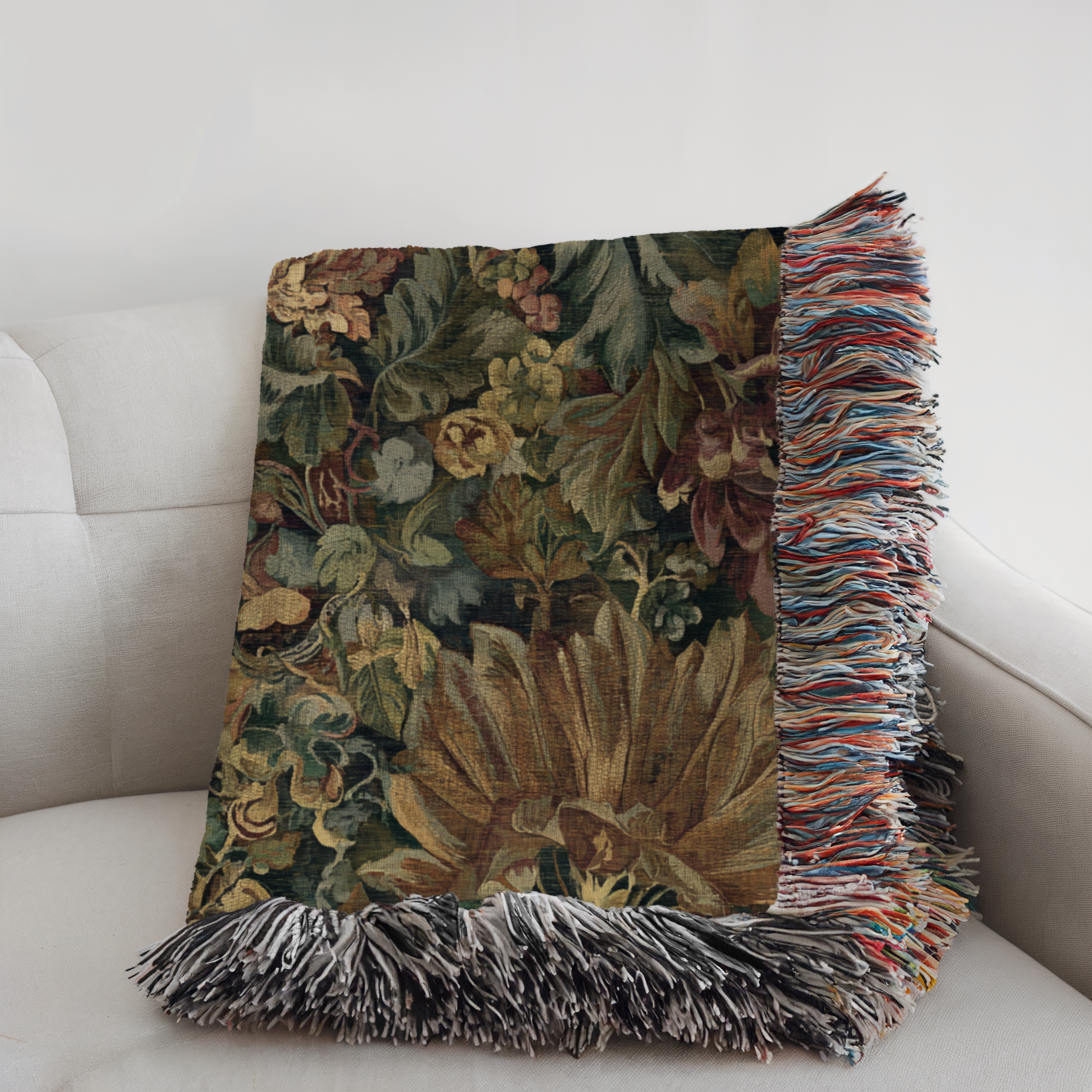 Vintage Floral Tapestry