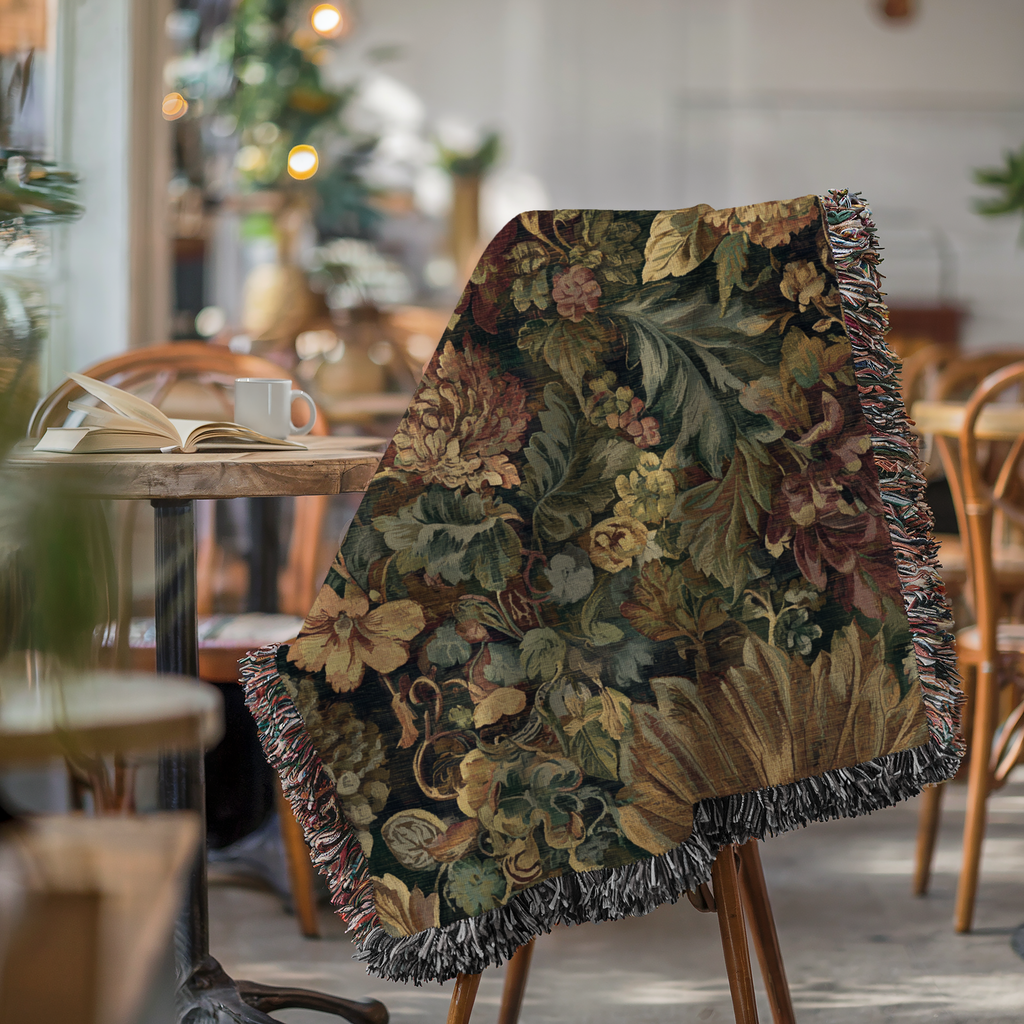 Vintage Floral Tapestry