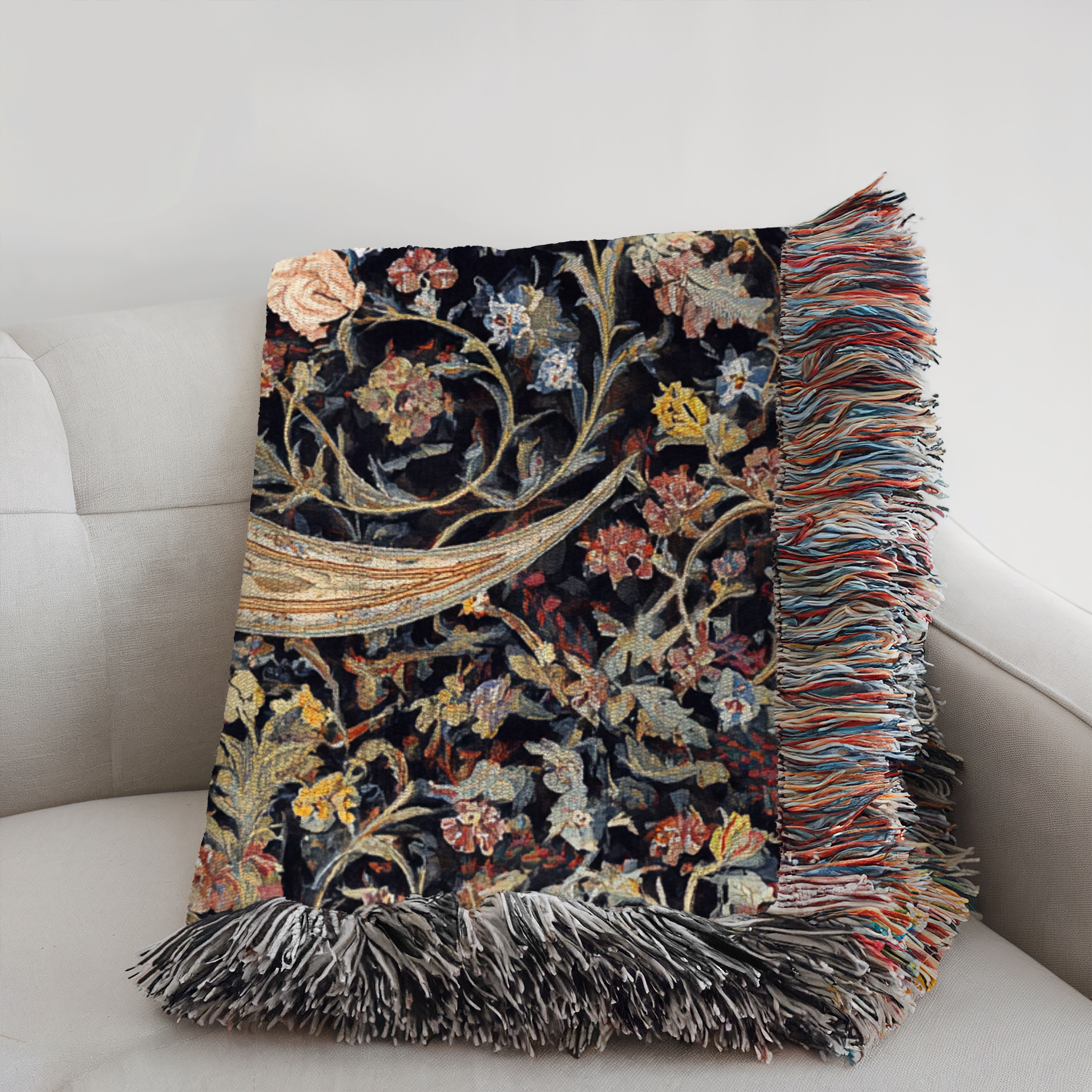 Floral Crescent Moon