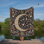 Floral Crescent Moon
