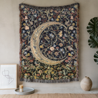 Floral Crescent Moon