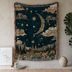 Celestial Moon and Stars