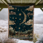 Celestial Moon and Stars