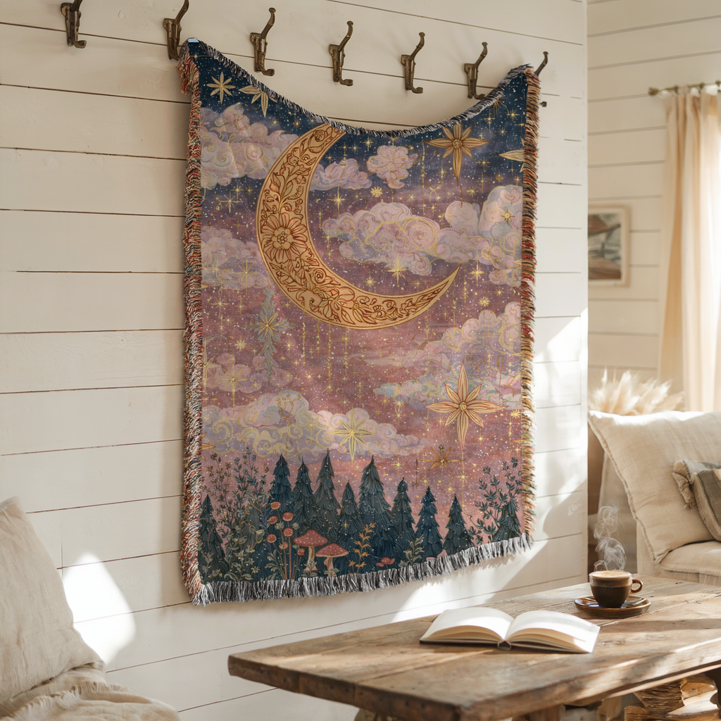 Celestial Crescent Moon