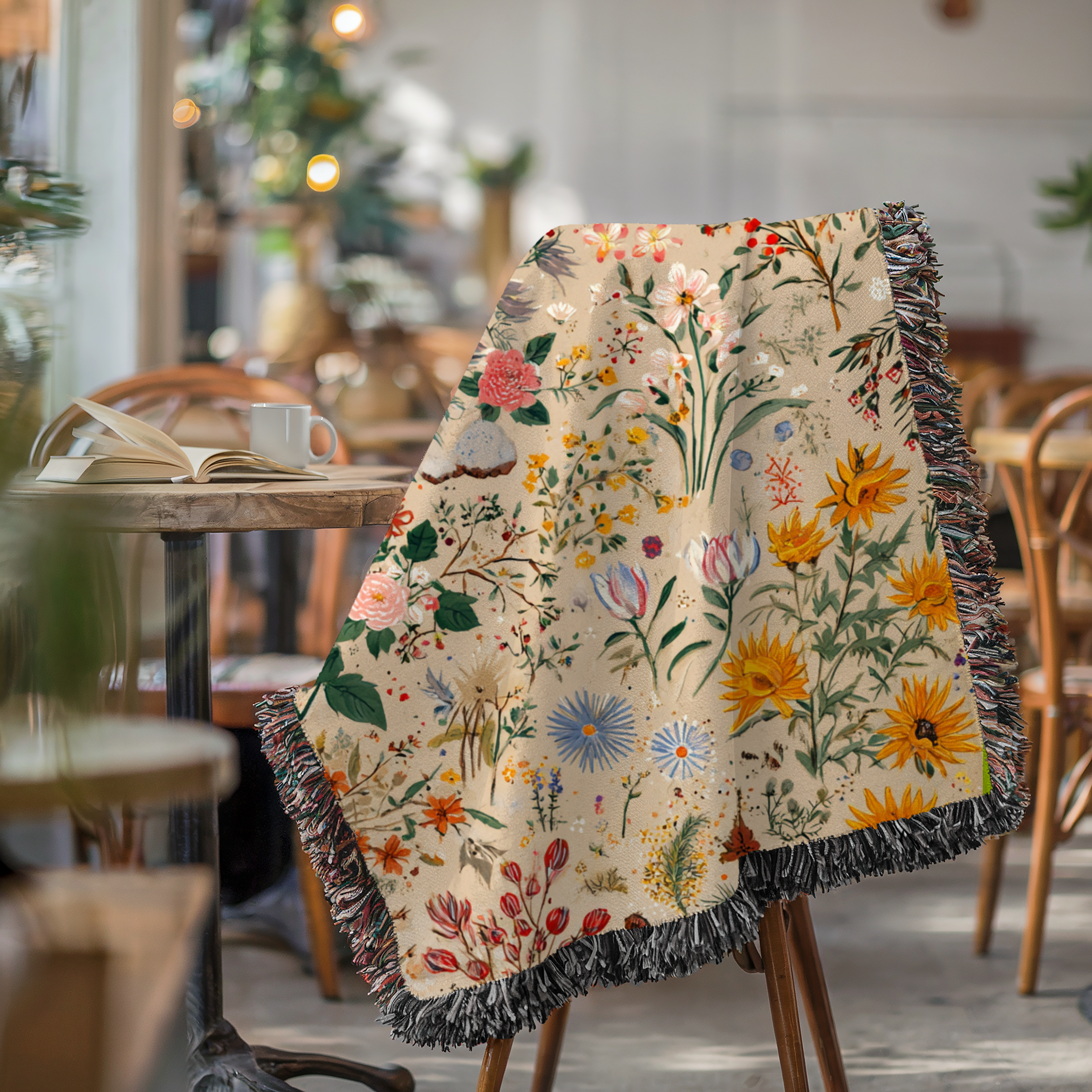 Vintage Floral Tapestry