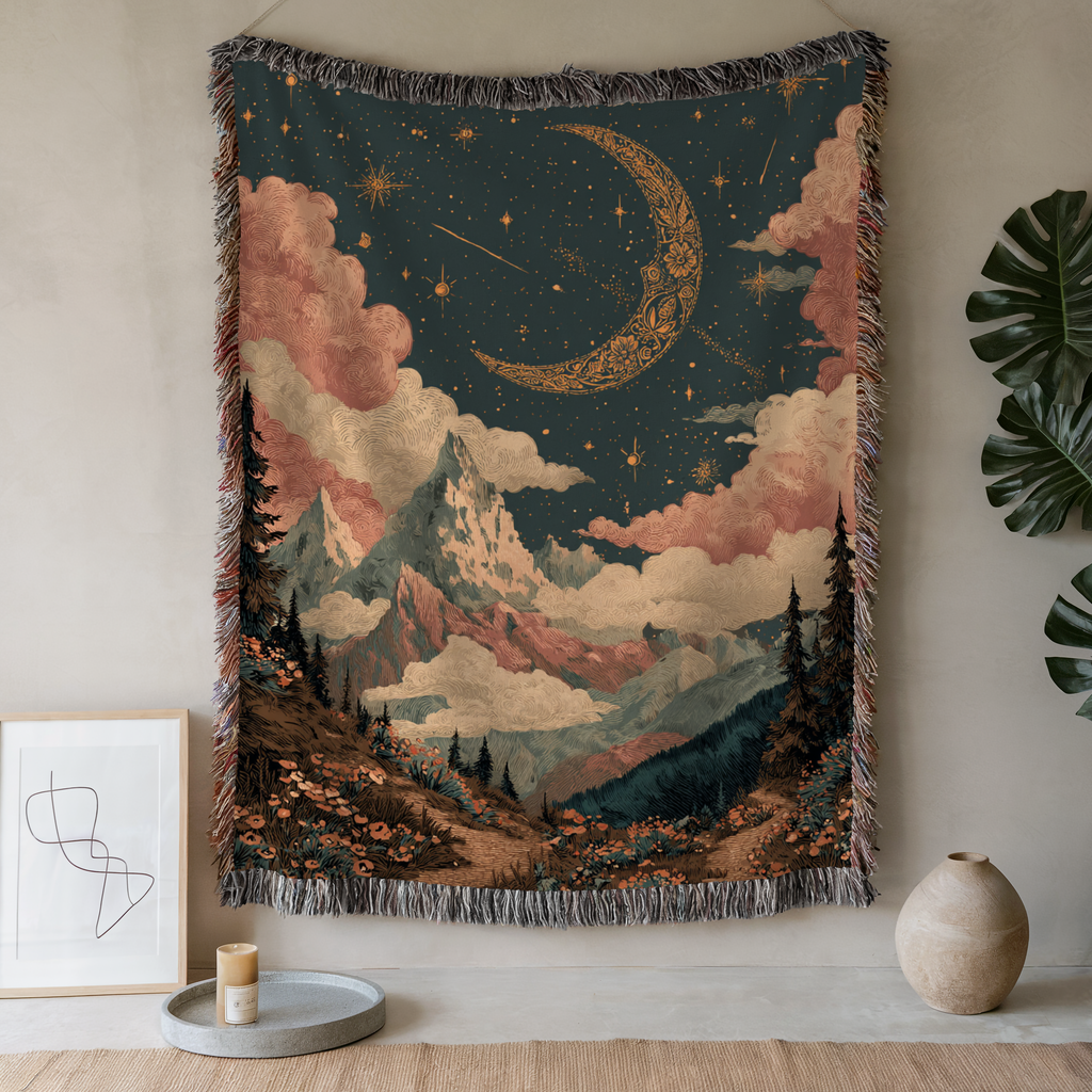 Celestial Crescent Moon