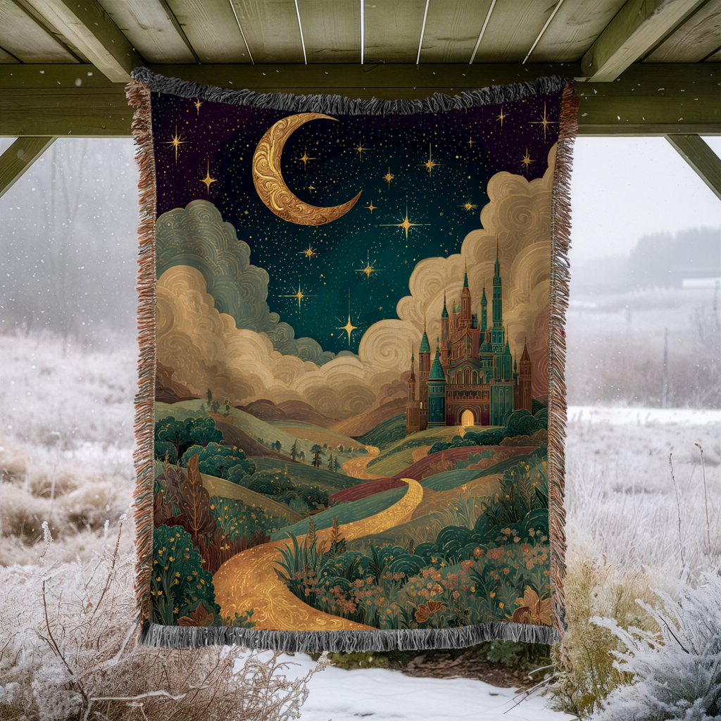 Crescent Moon Nightscape