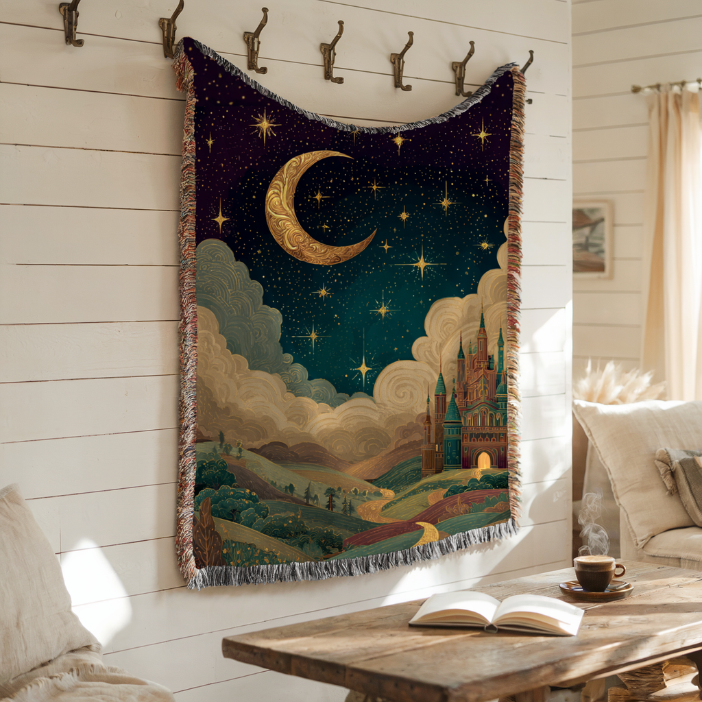 Crescent Moon Nightscape