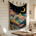 Crescent Moon Rainbow Land