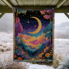 Multicolor Forest Celestial Crescent Moon