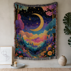 Multicolor Forest Celestial Crescent Moon