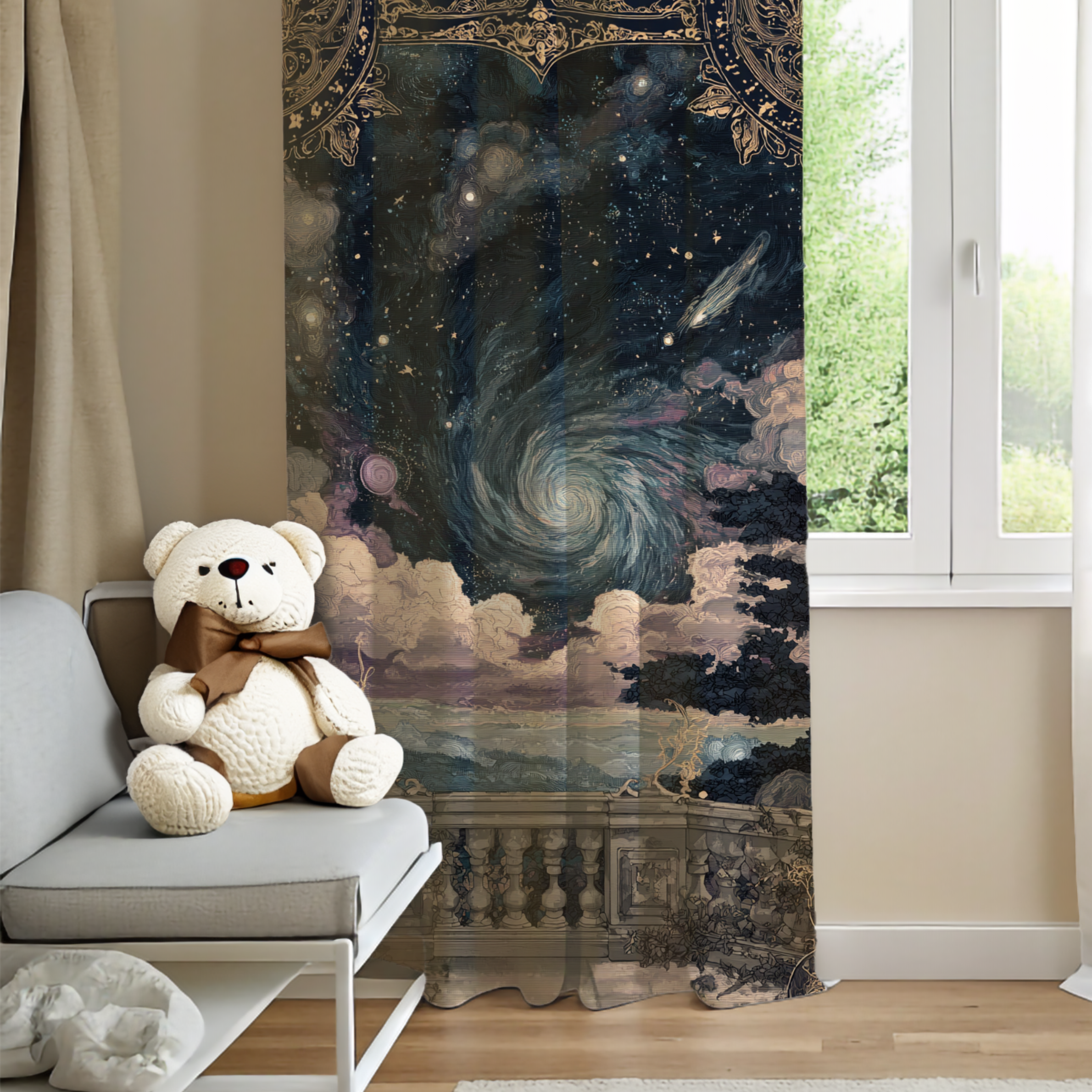 Cosmic Galaxy Swirl