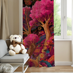 Vibrant Pink Fantasy Single Panel