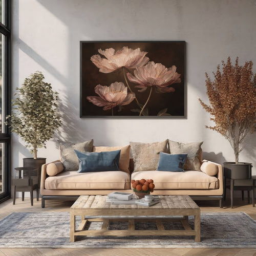 Blush Peony Flowers