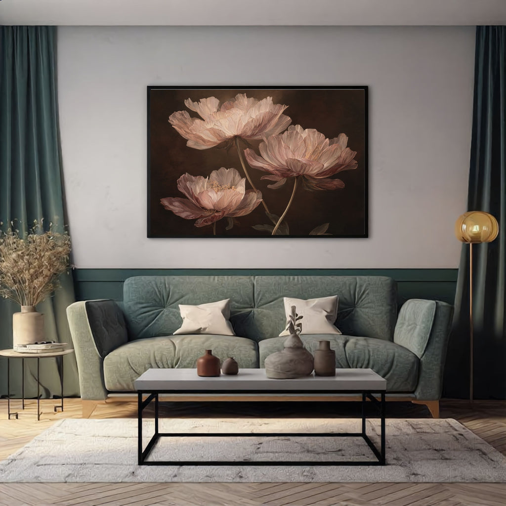 Blush Peony Flowers
