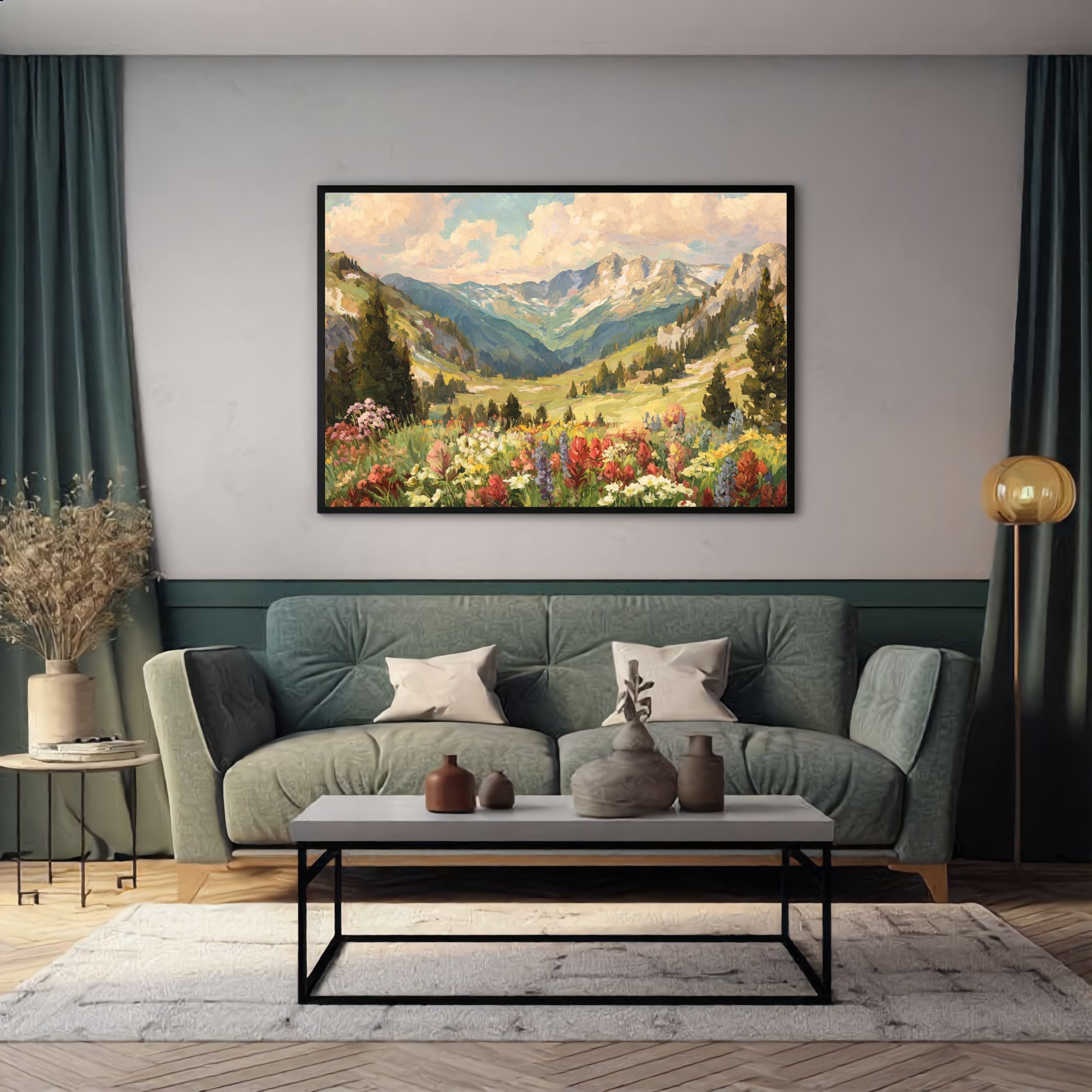 Wildflower Mountain Valley