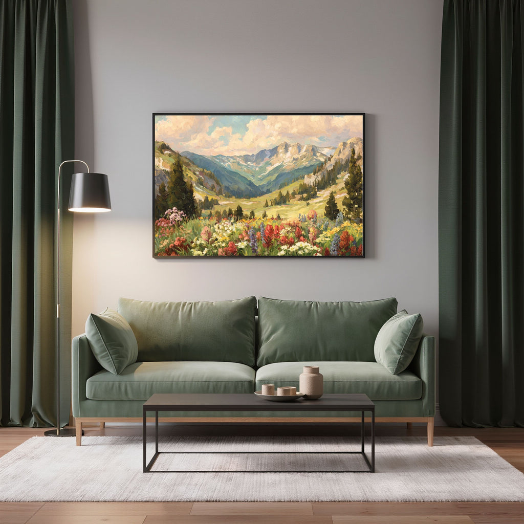 Wildflower Mountain Valley