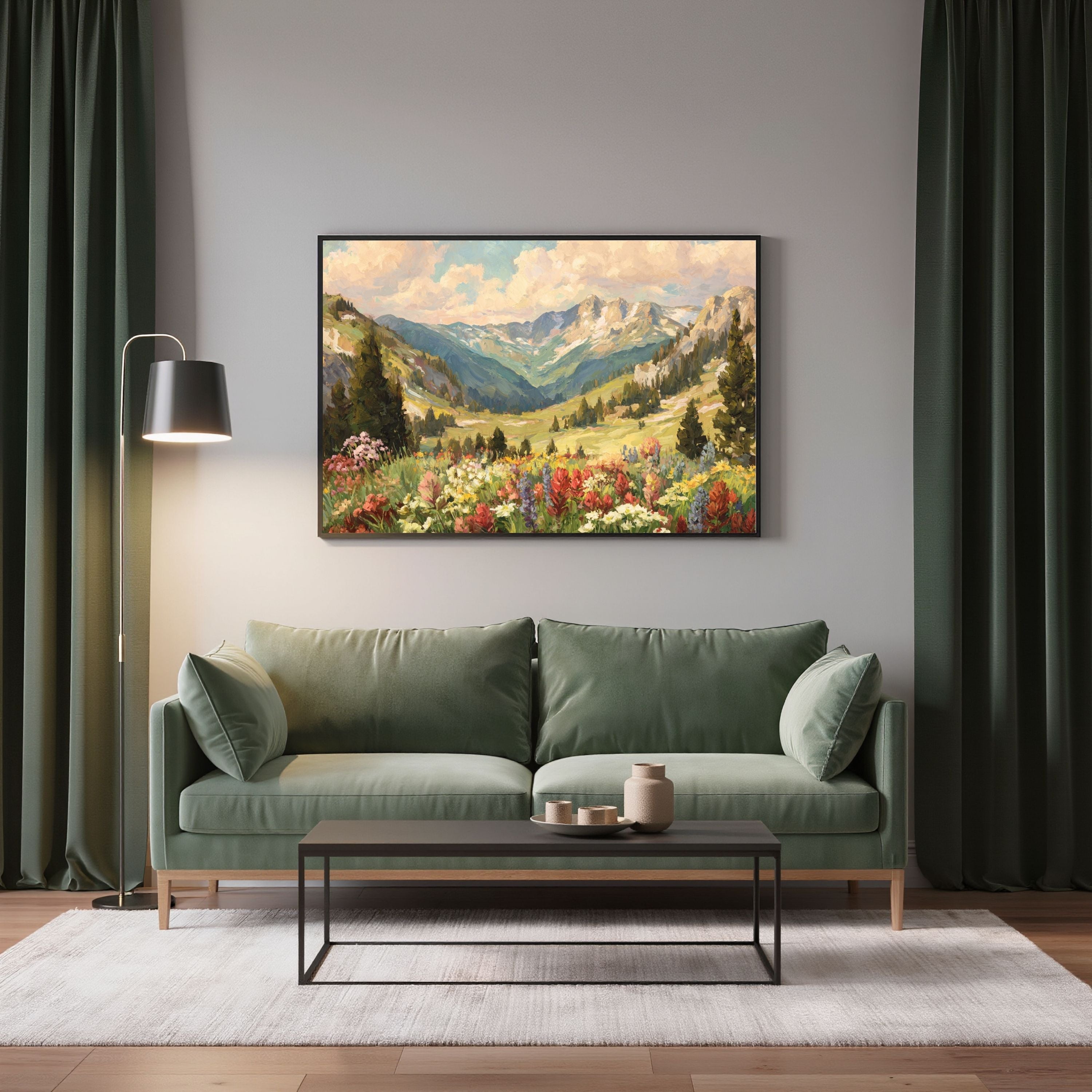 Wildflower Mountain Valley
