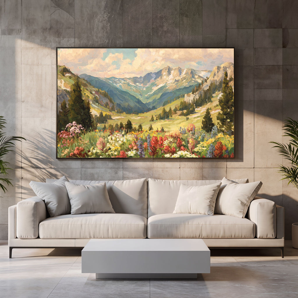 Wildflower Mountain Valley