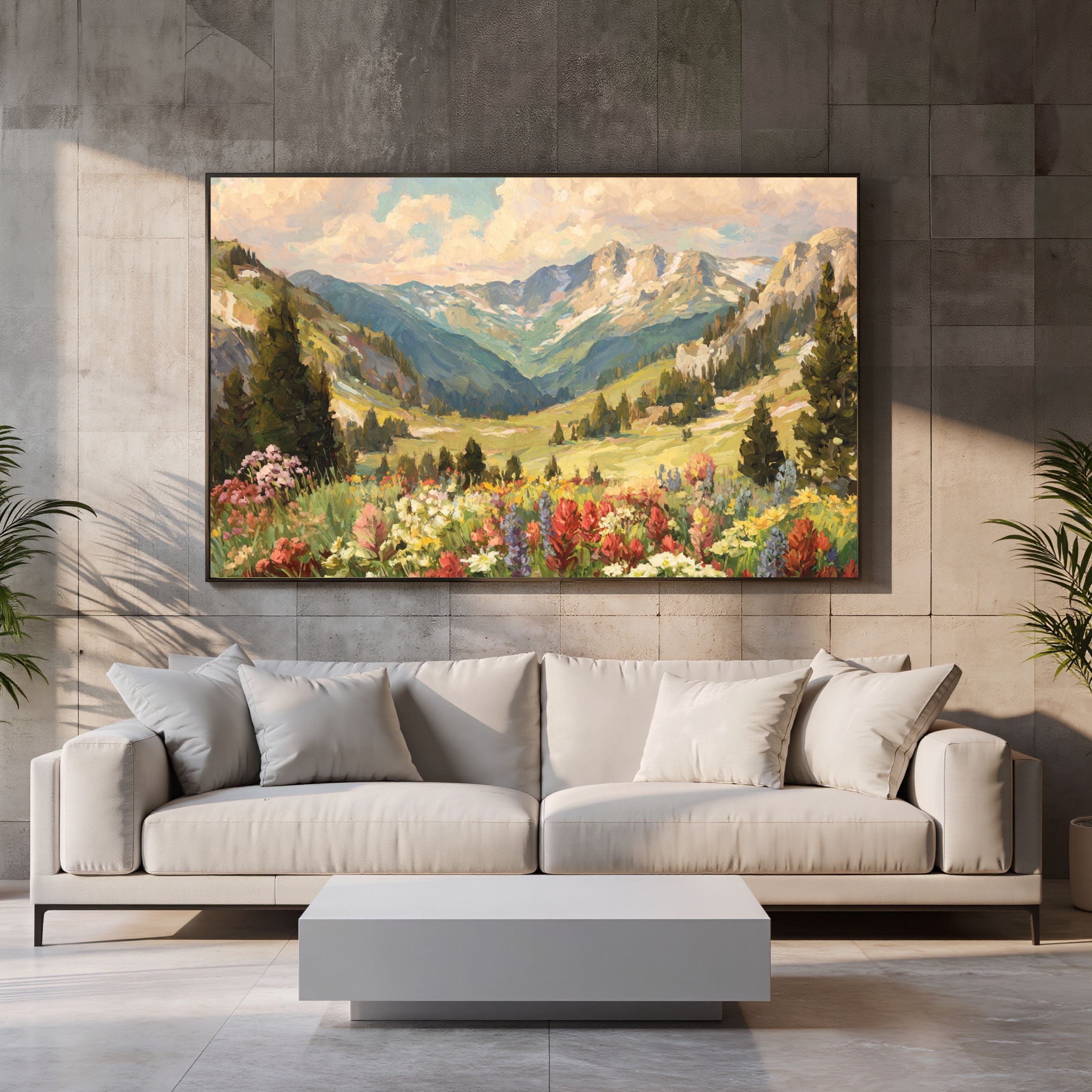 Wildflower Mountain Valley