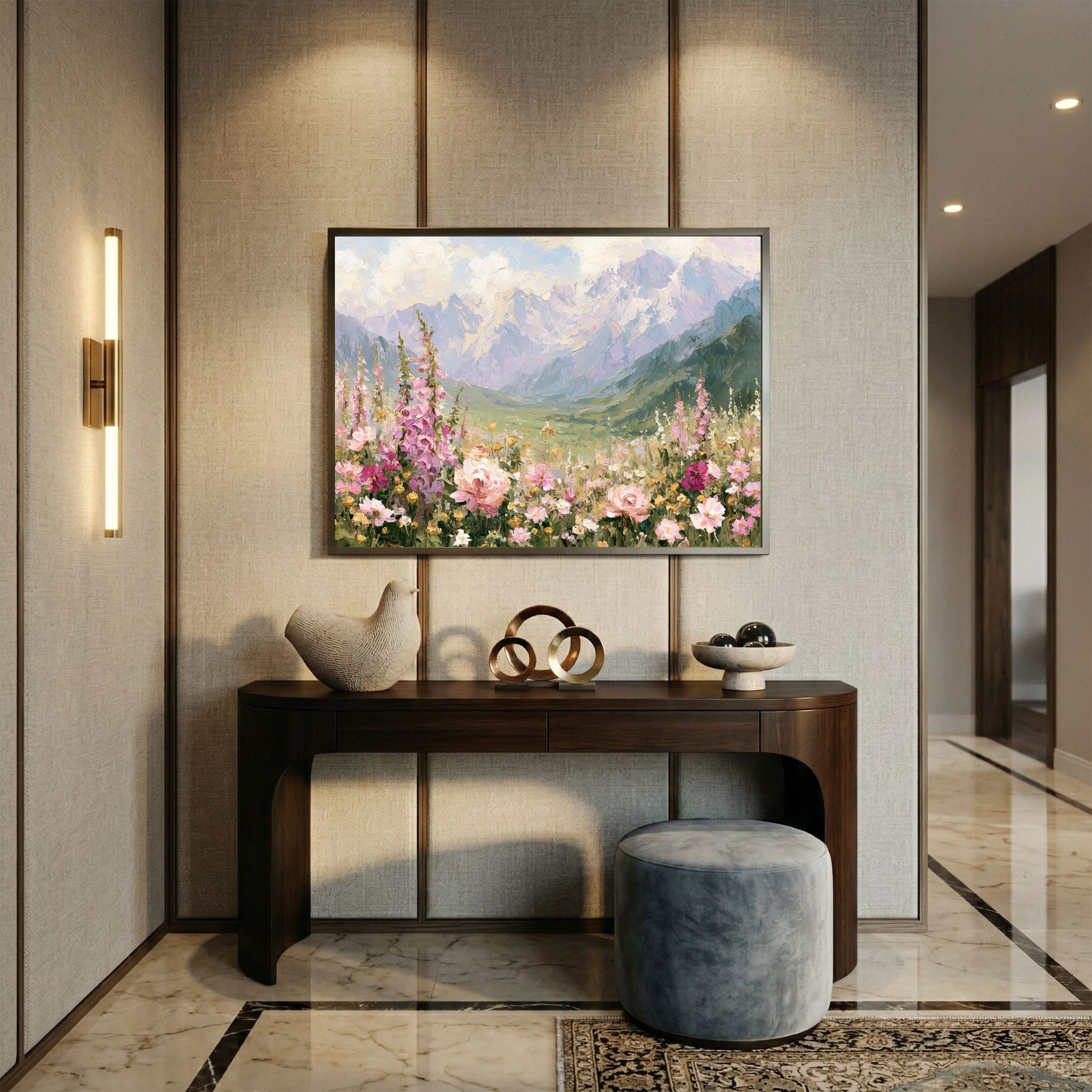 Colorful Alpine Canvas Wall Art