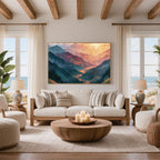 Abstract Mountain Landscape