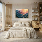 Abstract Mountain Landscape
