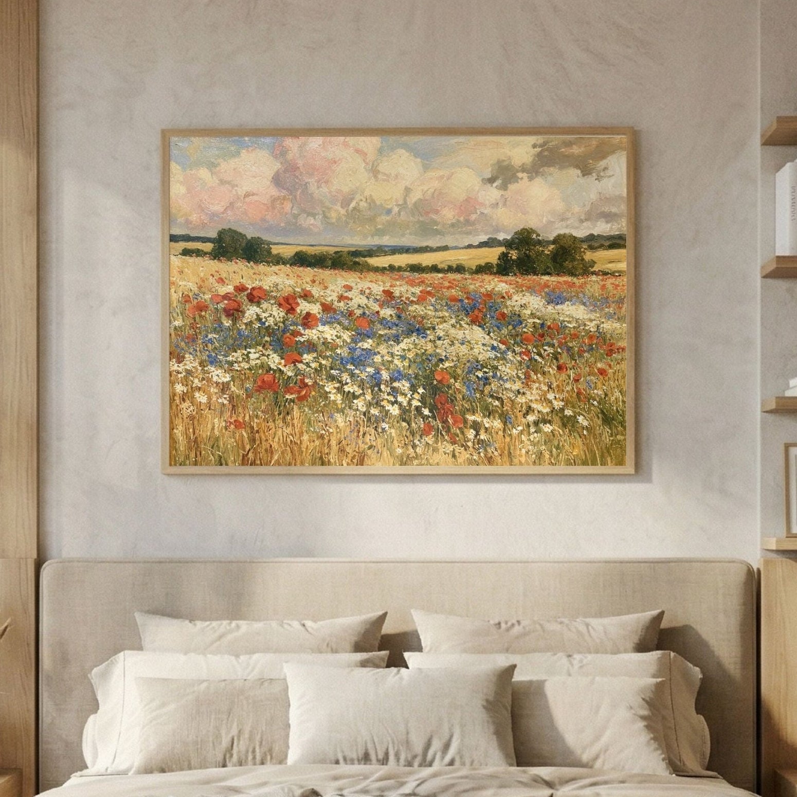 Red,White, and Blue Poppies and Daisies