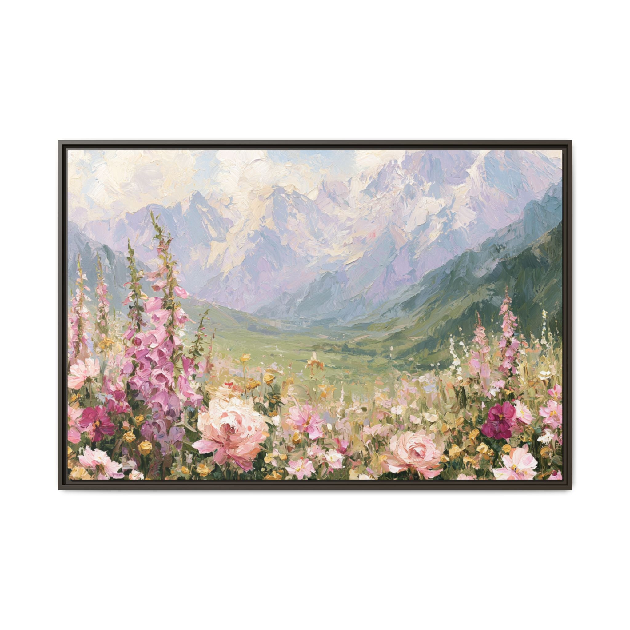 Colorful Alpine Canvas Wall Art